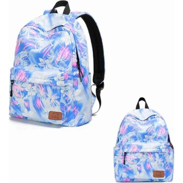 CL30074 tanche Sac Dos pour College Fille pour Scolaire Ado