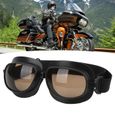 Fdit lunettes de moto Lunettes d'équitation coupe-vent lunettes de protection des yeux sangle réglable universelle pour moto-1
