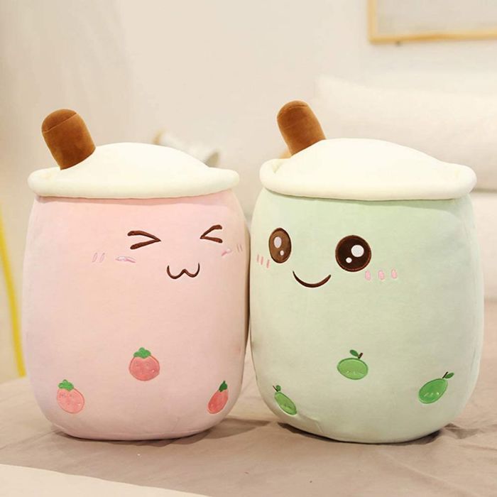 Bubble Tea Peluche Boba - Poupée En Peluche - Coussin De Thé Au Lait