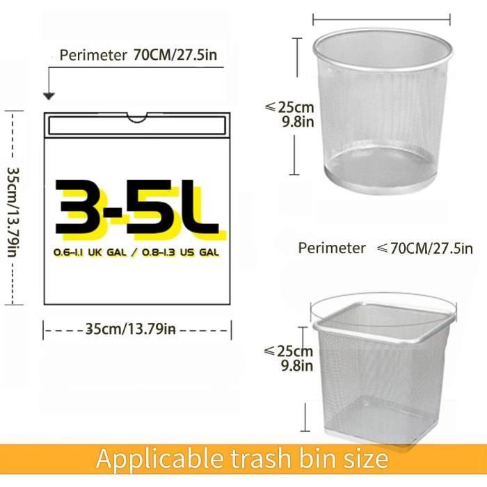 Sac poubelle on sale 3l
