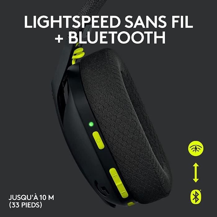 Casque Sport Sans Fil Lazmin Bluetooth 4.1 Avec Aimants - Autonomie 3h Musique, Léger, Oreillettes Souples