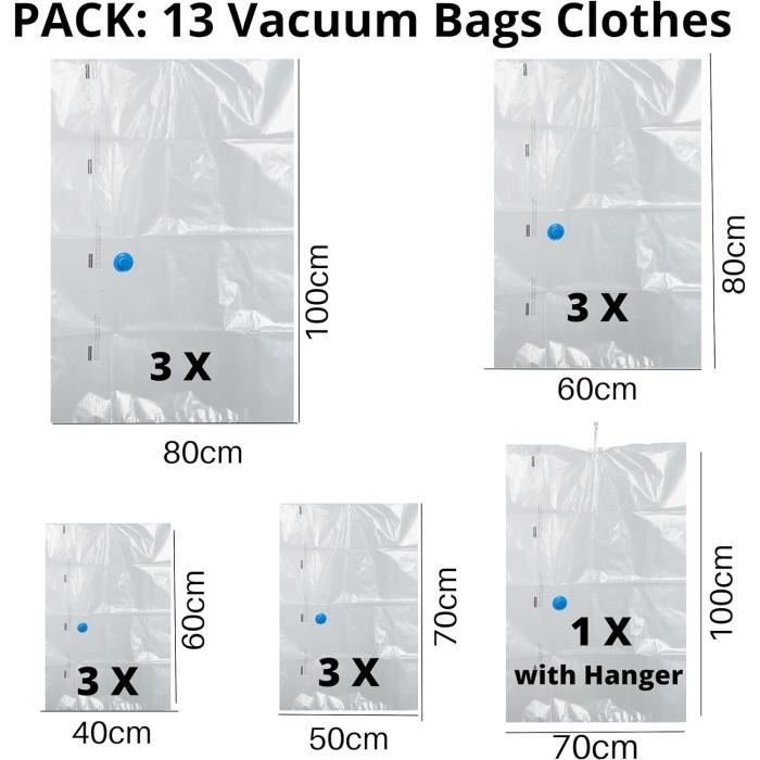 Lot De 12 Sacs Linge Sous Vide 80 Microns 1 Sac Sous Vide