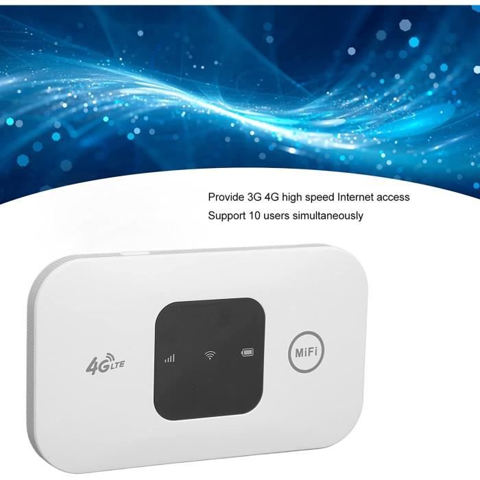 Le Routeur WiFi 5G Prend en Charge 16 Appareils, Point D'accès Mobile de  Poche Emplacement Nano SIM 2,77 Gbps DL 1,25 Gbps UL 5G WiFi Point D'accès