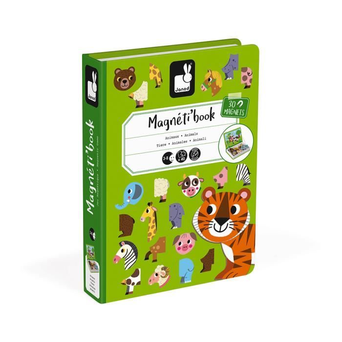 JANOD - Magnéti'book animaux - Jouet magnétique éducatif - Dès 3 Ans -  Cdiscount Jeux - Jouets
