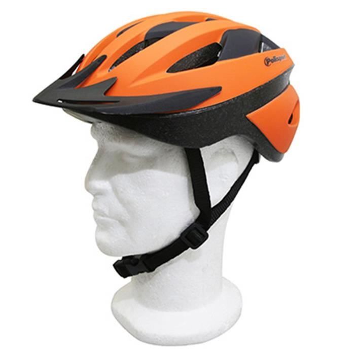 CASQUE VELO ROUTE VTT POLISPORT SPORT RIDE ORANGE TAILLE 54 58 AVEC VISIERE ET SYSTEM EASY DIAL VENDU SUR CARTE Cdiscount Sport