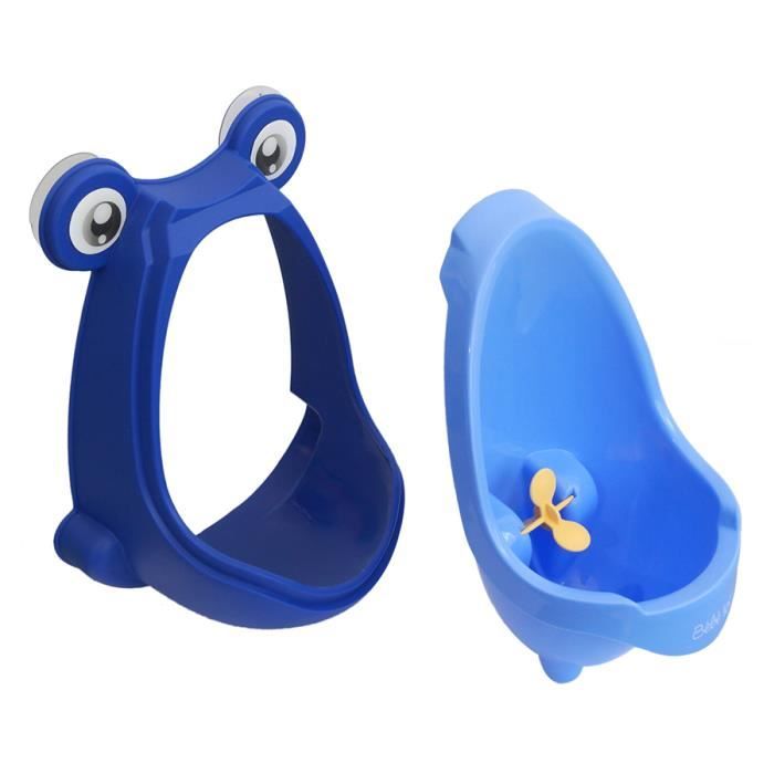 Urinoir Portable Garçon Grenouille – Pot D'Apprentissage Propreté Avec Moulin à Vent & Grand Tablier – Urinoir Bébé Enfant 8 Mois-6 Ans