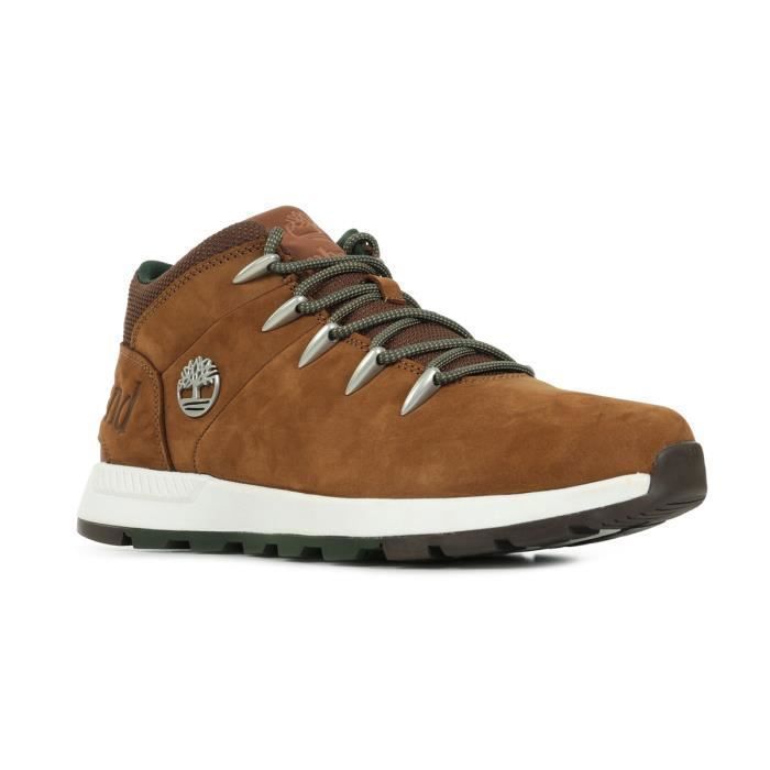 Baskets Homme TIMBERLAND Sprint Trekker Mid Cuir Marron