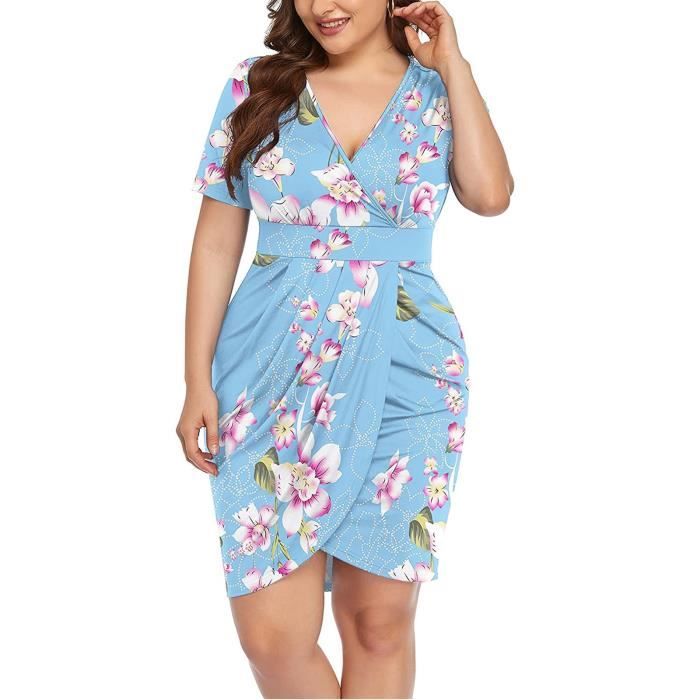 Robe portefeuille deals grande taille