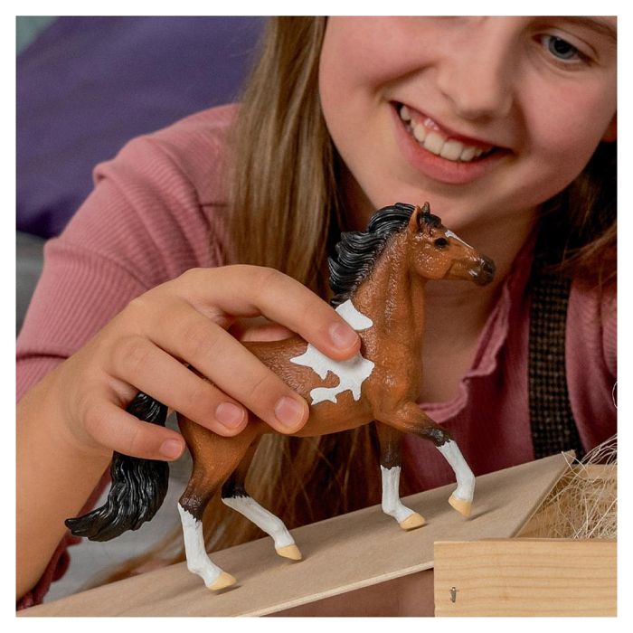 Schleich Figurine Schtroumpfette Relayeuse – 20739 – Peinte à La Main, Collection Dès 3 Ans