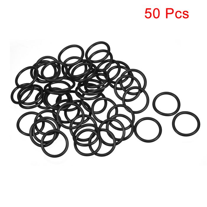 Lot De 100 Joints O-Ring En Caoutchouc Nitrile - 6mm X 2mm - Neuf - Marque Uxcell