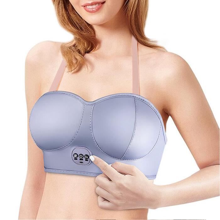 Soutien-gorge Massant électrique Pour Allaitement - Chauffant, 3 Programmes, Portable, Réutilisable