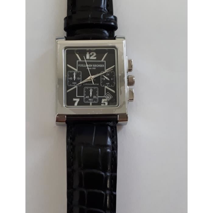 VUILLEMIN REGNIER Montre pour Hommes R f 000QH bracelet cuir