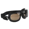 Fdit lunettes de moto Lunettes d'équitation coupe-vent lunettes de protection des yeux sangle réglable universelle pour moto-2
