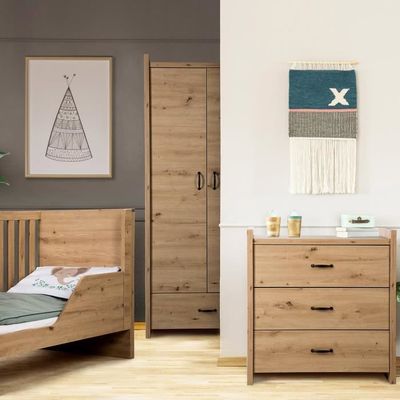 Lit volutif et commode langer AMELIA MON MOBILIER DESIGN