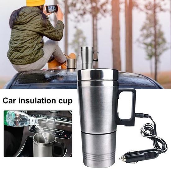 Bouilloire électrique 500ml-Mug chauffant-Contrôle intelligent-Anti-brûlure  sèche-Pour véhicules 12V/24V - Cdiscount Maison