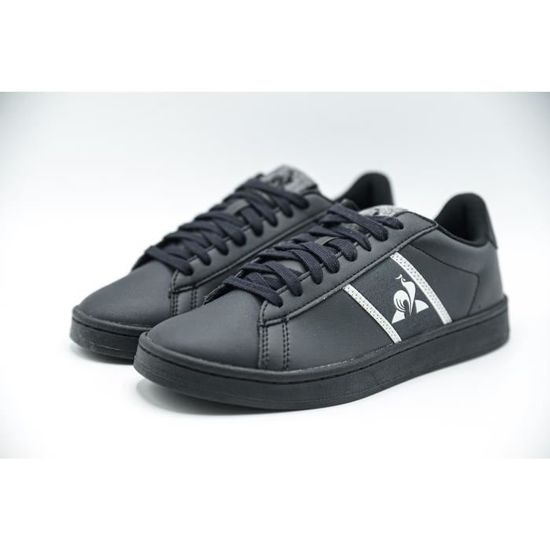 Baskets Le Coq Sportif Classic Soft Denim, Noir, Mixte Noir