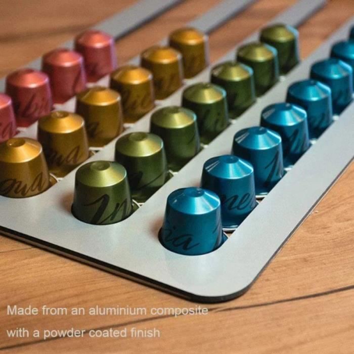 Support Mural Pour Capsules Café Masyrt – Compatible VertuoLine, 35x30 Cm, Organisateur Gain De Place