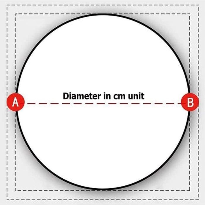 SDLLG Nappe De Table Ronde Transparente En PVC Protection Imperméable