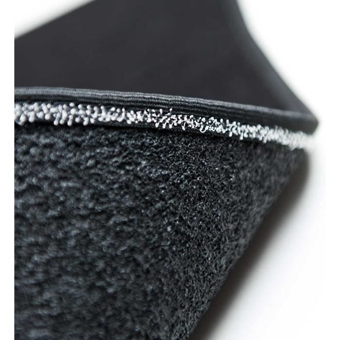 Tapis De Sol Sur Mesure Pour Citroën C4 Grand Picasso 2 (depuis 2014) | Noir Velours | Antidérapant | Logo