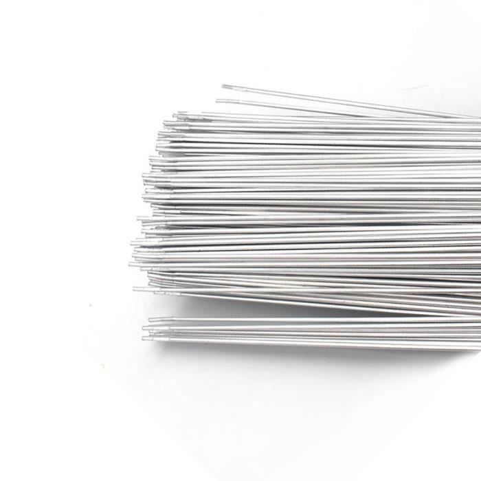 50 Fils Soudure Aluminium Basse Température - 2mm X 30cm Pour Réparation TIG