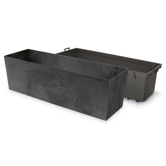 Jardinière Béton Structure Trapèze – Pot De Fleurs Botle, 10 Tailles, 5 Couleurs