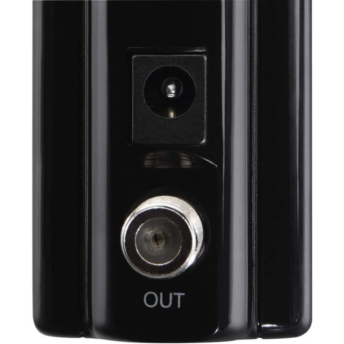 OEHLBACH Antenne Intérieure Scope Audio DAB+ Active - Amplifiée Avec Alimentation USB Pour Radio Numérique