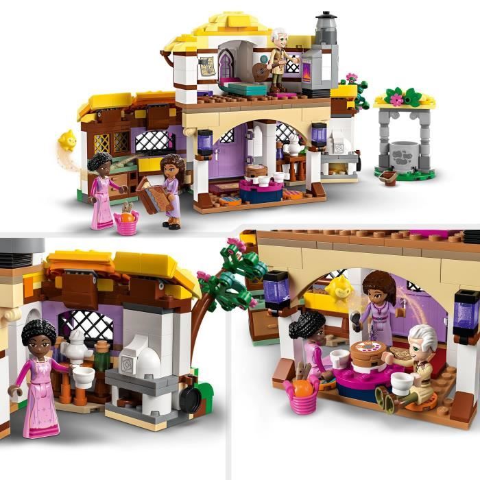 LEGO® Disney Wish 43231 La Chaumière d'Asha, Maison de Poupées avec Mini  Poupées Asha, Sakina et Sabino et Figurine Star - Cdiscount Jeux - Jouets