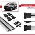 Compatible avec Peugeot Rifter 2019-2023 Barres de Toit FLY Modèle Railing Porte-Bagages de voiture GRIS-3
