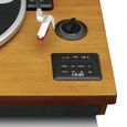 Platine vinyle manuelle LENCO LS-55WA avec Bluetooth, USB et haut-parleurs en bois-3