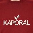 KAPORAL - T-shirt bordeaux homme 100% coton  LERES-3