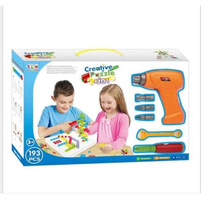 Jeu Mosaique Enfant, 3D Jeu De Construction, Perceuse Dedans Jeux Pour Enfant De 3 Ans Jeu Mosaique Enfant, 3D Jeu De Construction, Perceuse Dedans Jeux Pour Enfant De 3 Ans