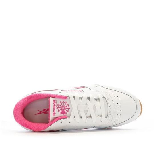 Reebok Blanc Basket Reebok Bebe Fille Baskets Blanche/Rose Femme