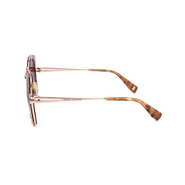 Marc Jacobs MJ1101/S 03YHA Brown Marble Oval Sunglasses Sz 53-24-145 Marc Jacobs MJ1101/S 03YHA Brown Marble Oval Sunglasses Sz  main image 4