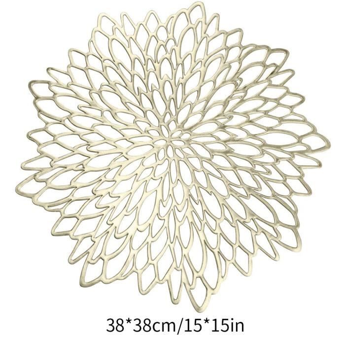 Mnsruu Lot De 2 Sets De Table En PVC Lavable Pour Table à Manger, Motif