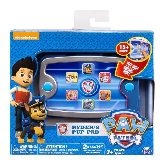 Figurine Ryder + Véhicule Quad ATV - Pat' Patrouille - SPIN MASTER - Rouge,  Bleu, Blanc - Jouet Enfant - Cdiscount Jeux - Jouets