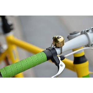 Sonnette de vélo en métal et plastique noir 4,5cm