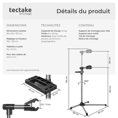 Pince Pour Support De Réparation Park Tool 100-3c – Neuve – Fibre De Verre