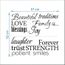 Maison Decoration Noir Famille Mots Sticker Mural Lot 12 Amour