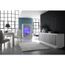 Salle A Manger Complete Blanc Et Noir Laqué Salle A Manger Complete Blanc Laque Mat Et Beton Hector Sans L 137 Cm Avec Rallonge L 106 X P 50 X H 171 Cm Gris Achat Vente Salle A