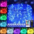 Tube lumineux multicolore à LED pour extérieur - IP68 - Étanche - 120 LED - Pour intérieur - Fonctionne avec télécommande et m[544]-0
