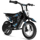 Moto Électrique Enfants EVERCROSS TECH EV13M Moteur 150W Batterie 14.4V/5.2Ah Mode Vitesse 8-16 KM/HCadeau Super Noir Bleu