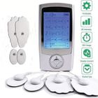 SNAKIOX Électrostimulateur Tens Rechargeable Antidouleur Stimulateur Musculaire avec 16 Modes, 4 Électrodes pour Massage Tension Musculaire