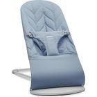 BABYBJORN BABYBJÖRN Transat Bliss, Cadre Gris Clair, Coton, Matelassage Pétale, Bleu