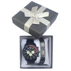 ERNEST PARIS Coffret cadeau montre - Black Collection - Acier inoxydable - Mixte - Chic - Garantie 1 an