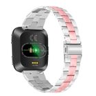 LEMONDA Chaîne À Boucle De Trois Perles Pour FITBIT VERSA - VERSA 2 Remplacement De Bande - Rose