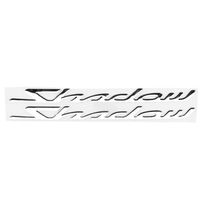BEL 2Pcs Autocollant Universel de Réservoir de Gaz Autocollants Stéréo 3D pour Honda Shadu Shadow 125-400-750(Argent )