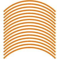 Liseret de jante - Largeur des liserets : 5 mm Ref: LISERET-JANTE Orange KTM 19 pouces