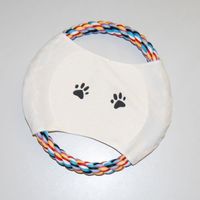 Frisbee pour chien - EYEWER - EYEPOWER - Cordes colorées - Ø 20 cm