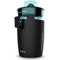 Cecotec Presse-agrumes Électrique Zitrus TowerAdjust Easy Black INOX - 350 W, Tambour Libre de BPA, Capacité de 0,5 L