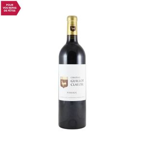 VIN ROUGE Château Guillot Clauzel Rouge 2018 - 75cl - Vin Rouge de Bordeaux - Appellation AOC Pomerol - Cépages Merlot, Cabernet Franc
